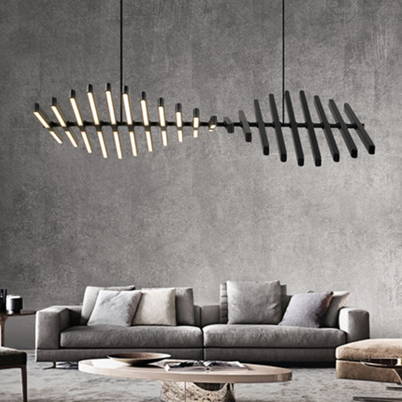 Fashion Fishbone Shape Office Strip Lamps - Image 3